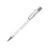 Lamy Safari 219 Medium Nib Ball Pen Box Pack | Sturdy Plastic, White Body | Metal Clip, Chromium-Plated Steel Nib | With Ink Cartridge T 10 & Converter Z 28 | Black Ink, Pack Of 1